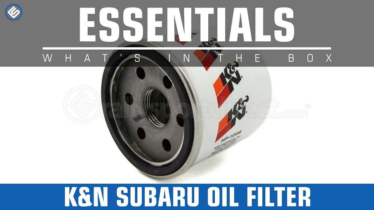 K&N Subaru Oil Filter Whats in the Box? YouTube