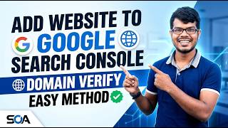 How to Verify Domain in Google Search Console | Beginner Friendly Guide | Soa Digitals