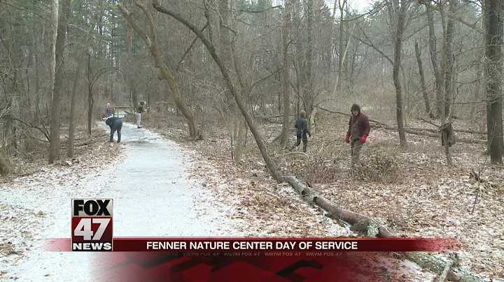 Fenner Nature Center held Day of Service on Monday