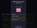 💡 CSS Magic #3: CSS Container Queries #coding #codingtips #programming #shorts #webdev
