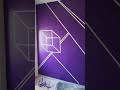 Easy tep wall design |  टेप से दीवार पर बनाएं खूबसूरत डिजाइन #wallart #ytshorts #painting #shortfeed