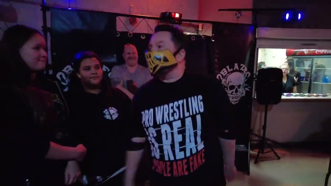 Triple threat match Johnny Malibu Vs Austin Acid Vs  One