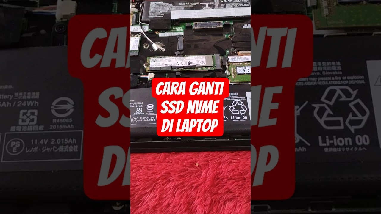 Tutorial Cara Ganti SSD Nvme 