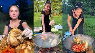 Amazing Cooking Chickens Steam For Braised Recipe
