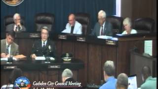 Gadsden City Council Meeting - 7/10/12