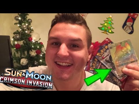 Christmas Vibes - CRIMSON INVASION POKEMON CARD OPENING!