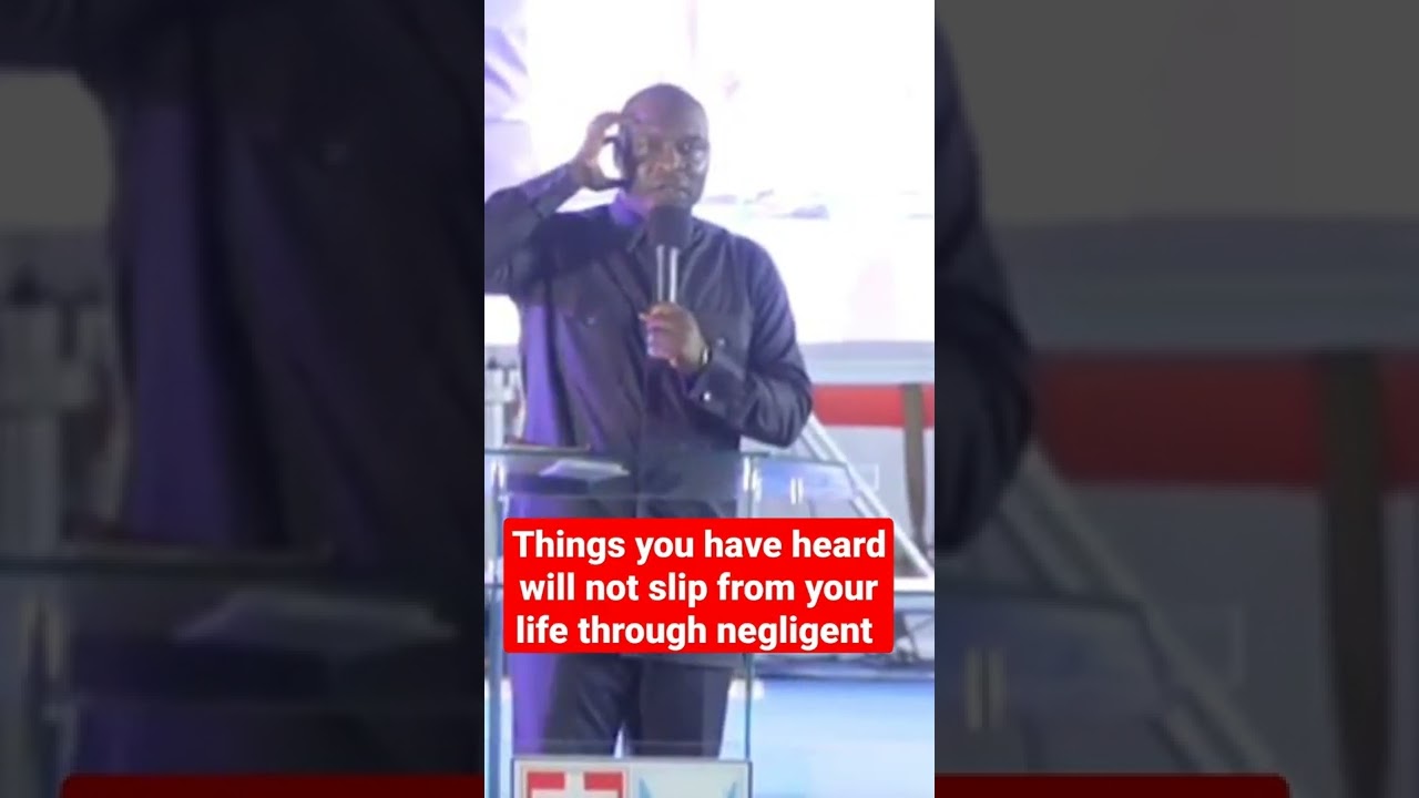 Things you have heard will not slip from your life through negligent 