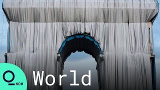 Paris’s Arc de Triomphe Wrapped in Cloth for Art Installation screenshot 1