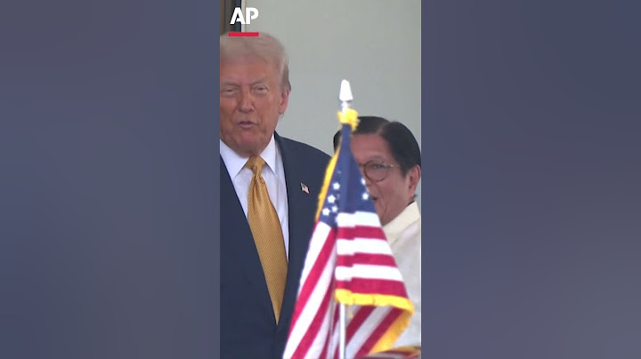Trump welcomes Philippine President Ferdinand Marcos Jr. to the White House