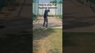 How to play Pull shot against spinners, spinner pr pull marne ki sahi technique,Spinners pr six💪🏏🏃