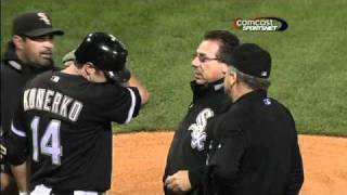 2010/09/16 Konerko hit by pitch