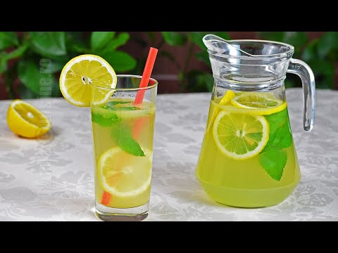 Limonada cu menta facuta in casa, naturala si racoritoare | JamilaCuisine