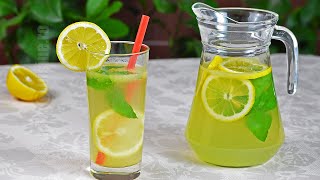 Limonada cu menta facuta in casa, naturala si racoritoare | JamilaCuisine