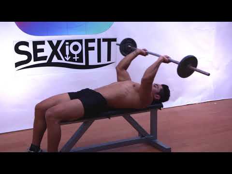 Bent Arm Barbell Pullover, Tutorial, Exercise Video, Workout, SEXioFIT