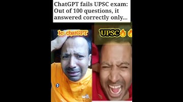 ChatGPT failed UPSC civil services exam funny pov video😂😂#upsc #chatgpt #lordpuneet #trendingmemes