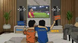 Status Wa Animasi  The Jak Viking Kita Saudara  Lagu Kita Sama indonesia Raya