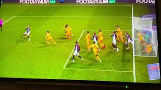 Andy Carroll goal line save