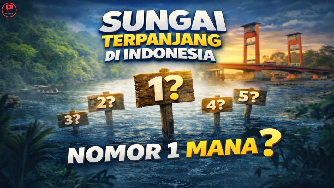5 Sungai Terpanjang di Indonesia Fakta Unik & Perannya bagi Kehidupan