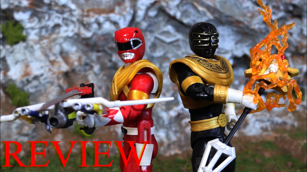 power rangers lightning collection red and gold