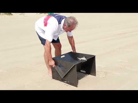 All Steel Portable Fire Pit | Poles In The Sand
