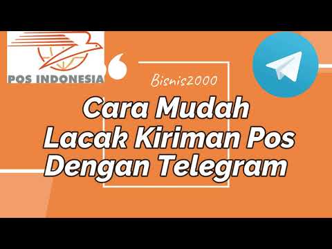 Cara Mudah Lacak Resi Kiriman Pos Dengan Telegram Di Handphone Youtube