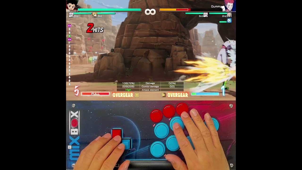 Gon Jump Cancel Tech for Jajanken Scissors in 