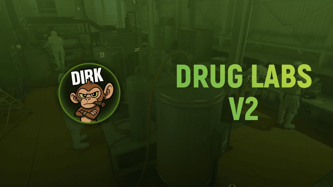 FiveM | QBCORE | ESX | Drug Labs v2