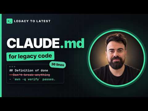 A CLAUDE.md for Legacy Code That Actually Works