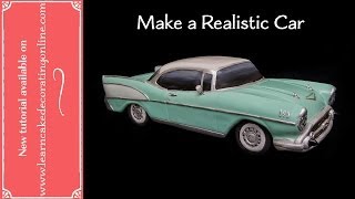 How to make a Realistic Chevy Car Cake