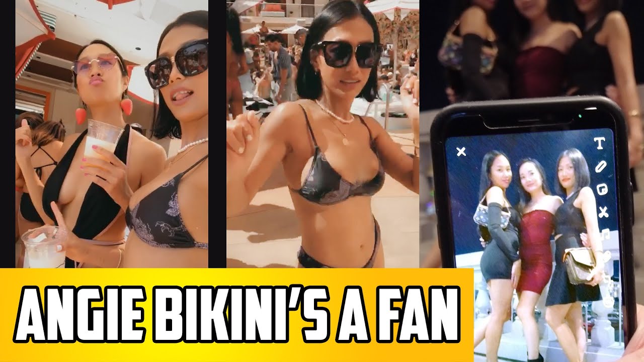 Angie Bikini Is A Fan! Partying Together In Las Vegas! YouTube