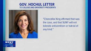 Governor Kathy Hochul sends a letter to colleges about antisemitism and New York's Human Rights ...