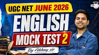 UGC NET JUNE 2026 | UGC NET ENGLISH JRF TEST SERIES