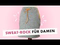 Sweatrock für Damen nähen - Cozy Skirt Women von Kid 5