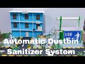 Automatic dustbin sanitizer system  best project ir based inspired award project 