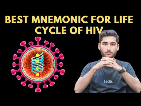 MDCAT! Best mnemonic for LIFE CYCLE OF HIV 🦠 - YouTube