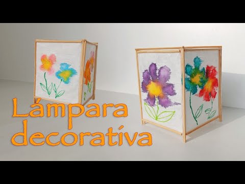 How to Make a Decorative Lamp - Crafts for Everyone