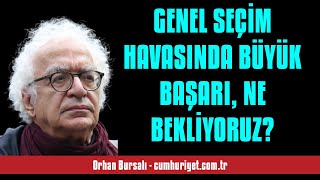 Orhan Bursali Genel Seçi̇m Havasinda Büyük Başari Ne Bekli̇yoruz? - Sesli̇ Köşe Yazisi