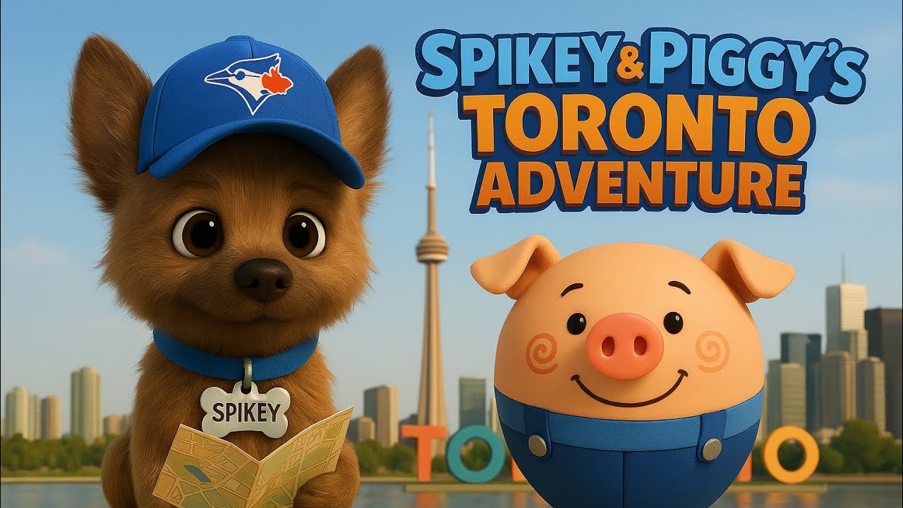 Spikey & Piggy’s Toronto Adventure | Family-friendly Animated Short 