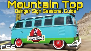 Mountain Top Danger Sign Seasonal Guide - VW Bus - Forza Horizon 5 Guide #Shorts