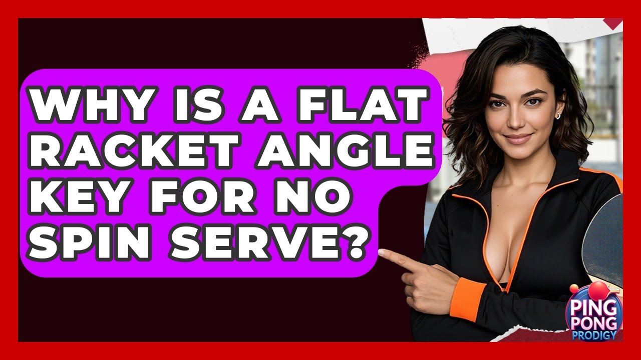 Why Is A Flat Racket Angle Key For No Spin Serve? - Ping Pong Prodigy