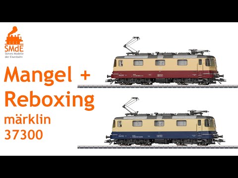 Mangel märklin 37300 - Re 421 (blau) und Reboxing - YouTube