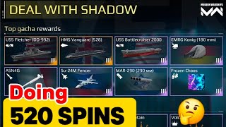 520 Spins in The New Gatcha 💸💸 Modern Warships  screenshot 1