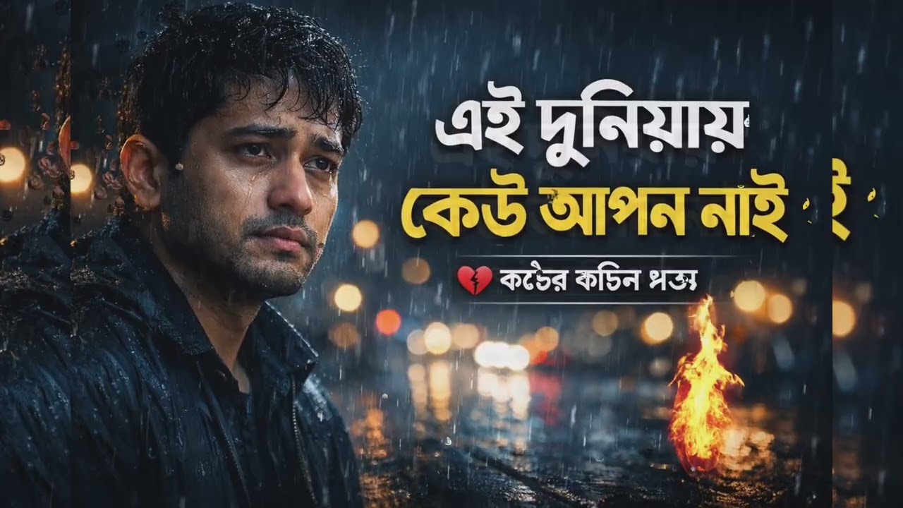 এই দুনিয়ায় কেউ আপন নাই | হৃদয় ছুঁয়ে যাওয়া কষ্টের গান | Sad Bangla Song