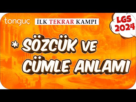 Sözcük ve Cümle Anlamı 🔄 LGS İlk Tekrar Kampı #Türkçe #2024LGS