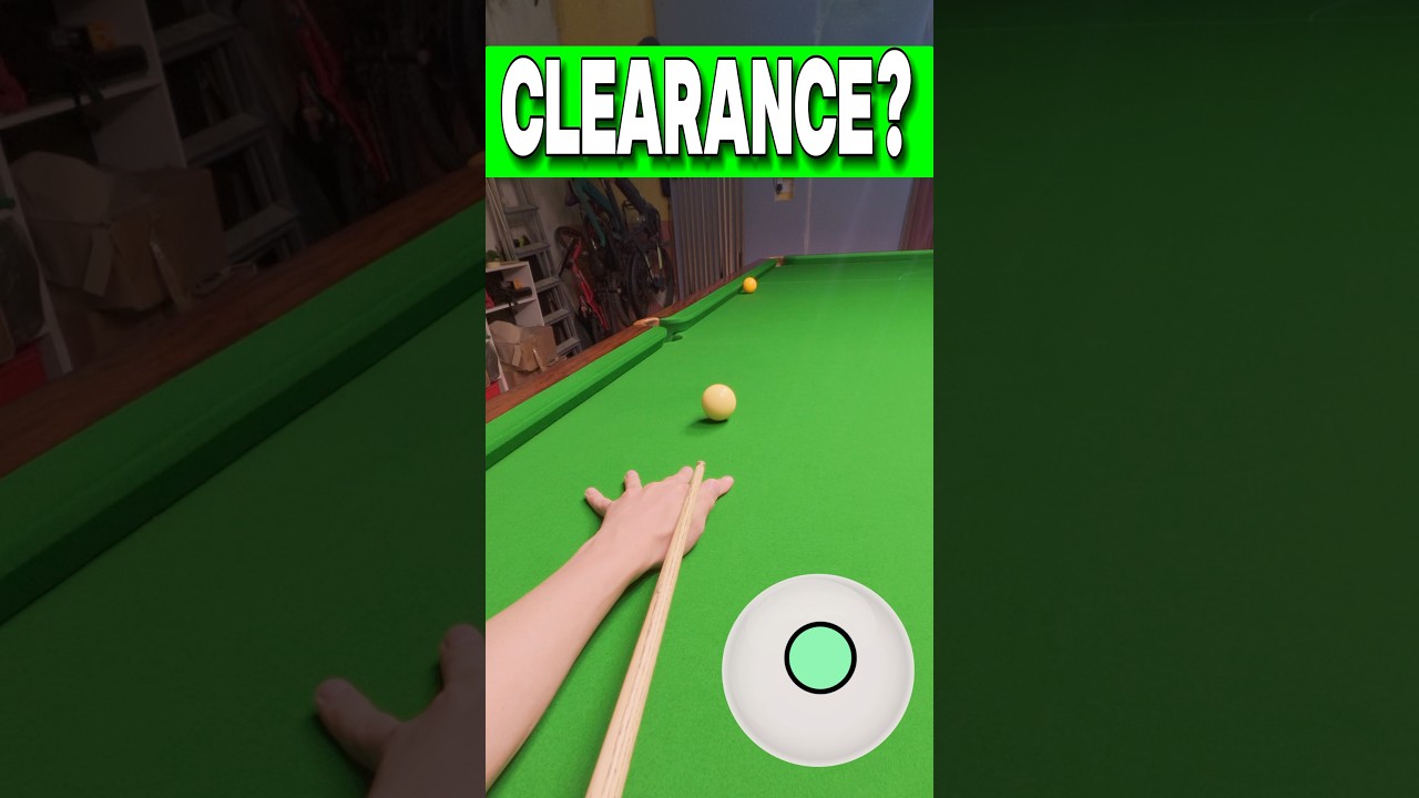 Snooker Colour Clearance 🟡🟢🟤🔵🧠⚫️ GoPro Headcam POV