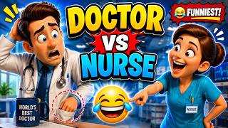 The Funniest Hospital Moments 😂 | Pixar Style 3D Animation #funny #hospital