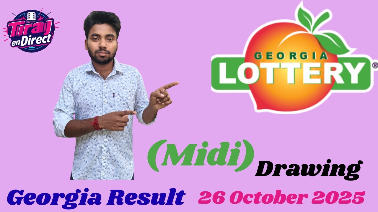 Georgia Midday Results Live – 26 October 2025