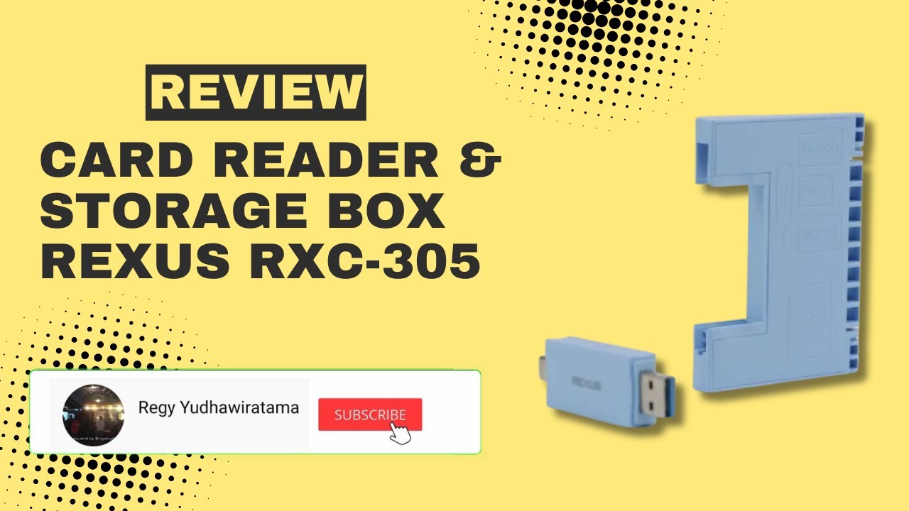 Review Card Reader & Storage Box Rexus RXC-305 - YouTube