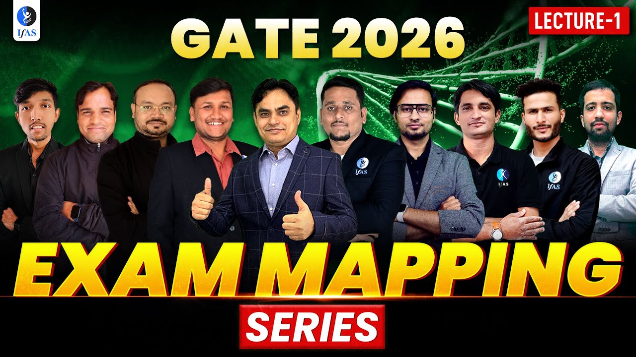 Top GATE Exam Important Questions Preparation 2025 | Exam Mapping Series | Lec - 1 | IFAS