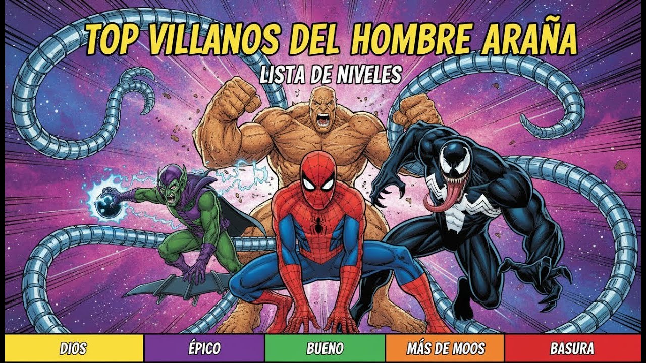 Top Villanos del Hombre Araña | Tier list